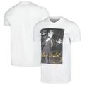 Men's White Elvis Presley Gold Signature T-Shirt