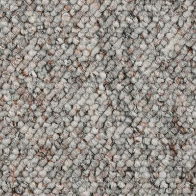 Teppichboden BODENMEISTER "Korfu, Schlinge - meliert, Made in Netherlands", grau (grau weiß), B:300cm H:7,5mm L:800cm, Polypropylen, Teppiche, Wohnzimmer, Kinderzimmer, Schlafzimmer, Breite 200/300/400/500 cm Image