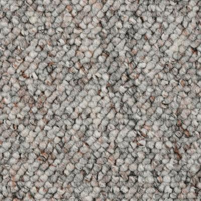 Teppichboden BODENMEISTER "Korfu, Schlinge - meliert, Made in Netherlands", grau (grau weiß), B:200cm H:7,5mm L:550cm, Polypropylen, Teppiche, Wohnzimmer, Kinderzimmer, Schlafzimmer, Breite 200/300/400/500 cm Image