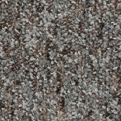 Teppichboden BODENMEISTER "Heilbronn, Schlinge - meliert", grau (grau braun), B:400cm H:7,2mm L:500cm, Polyamid, Teppiche, Wohnzimmer, Kinderzimmer, Schlafzimmer, Breite 200/300/400/500 cm Image