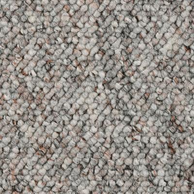 Teppichboden BODENMEISTER "Korfu, Schlinge - meliert, Made in Netherlands", grau (grau weiß), B:500cm H:7,5mm L:900cm, Polypropylen, Teppiche, Wohnzimmer, Kinderzimmer, Schlafzimmer, Breite 200/300/400/500 cm Image