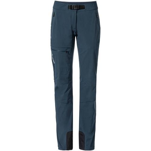 Damen Hose VAUDE Damen Softshellhose Wo Badile Pants II, Größe 42 in Blau