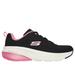 Skechers Women's Relaxed Fit: Skech-Air D'Lux - Steady Lane Sneaker | Size 5.0 | Black/Pink | Textile | Vegan | Machine Washable