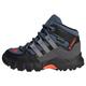 adidas Jungen Unisex Kinder Terrex Gore-TEX Hiking Shoes-Mid (Non-Football), Wonder Steel/Grey Three/Impact orange, 26.5 EU