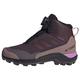 adidas Terrex Winter Mid BOA RAIN.RDY Hiking Shoes Sneaker, Shadow Maroon/Wonder red/Pulse Lilac, 34 EU