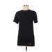 Tek Gear Active T-Shirt: Black Solid Activewear - Women's Size Large