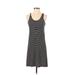 Madewell Casual Dress: Black Stripes Dresses - Women's Size 2X-Small