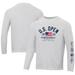 Men's 2024 U.S. Open Ahead White American Flag Berkley Long Sleeve T-Shirt