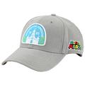 Men's Gray Super Mario Bros. Mushroom Kingdom Patch Adjustable Hat