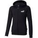 Kapuzensweatshirt PUMA "ESS SMALL LOGO FULL-ZIP HOODIE TR G" Gr. 176, schwarz (puma black) Kinder Sweatshirts