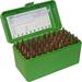 Mtm Case-Gard Flip Top Rifle Ammo Boxes - Flip Top Rifle Ammo Box 224 Clark-9.3x57mm 50 Round Green