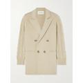 Max Mara - Dalida Cable-knit Wool And Cashmere-blend Jacket - Beige