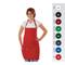 Chef Revival 612BAFH-GN 3 Pocket Bib Apron w/ Adjustable Neck Strap - 28