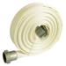 ZORO SELECT 45DV18 Fire Hose,1-1/2inx50ft,NPSH,White,300psi