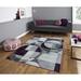 Geometric Shapes Modern Hand-Carved Soft Living Room Area Rug
