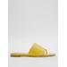Organic Handkerchief Linen Box-top - Yellow - Eileen Fisher Flats
