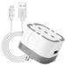 Ruiz Wall Charger for Motorola Razr 2023 - 10W Fast Charging Power Adapter with Type-C USB Cable - White