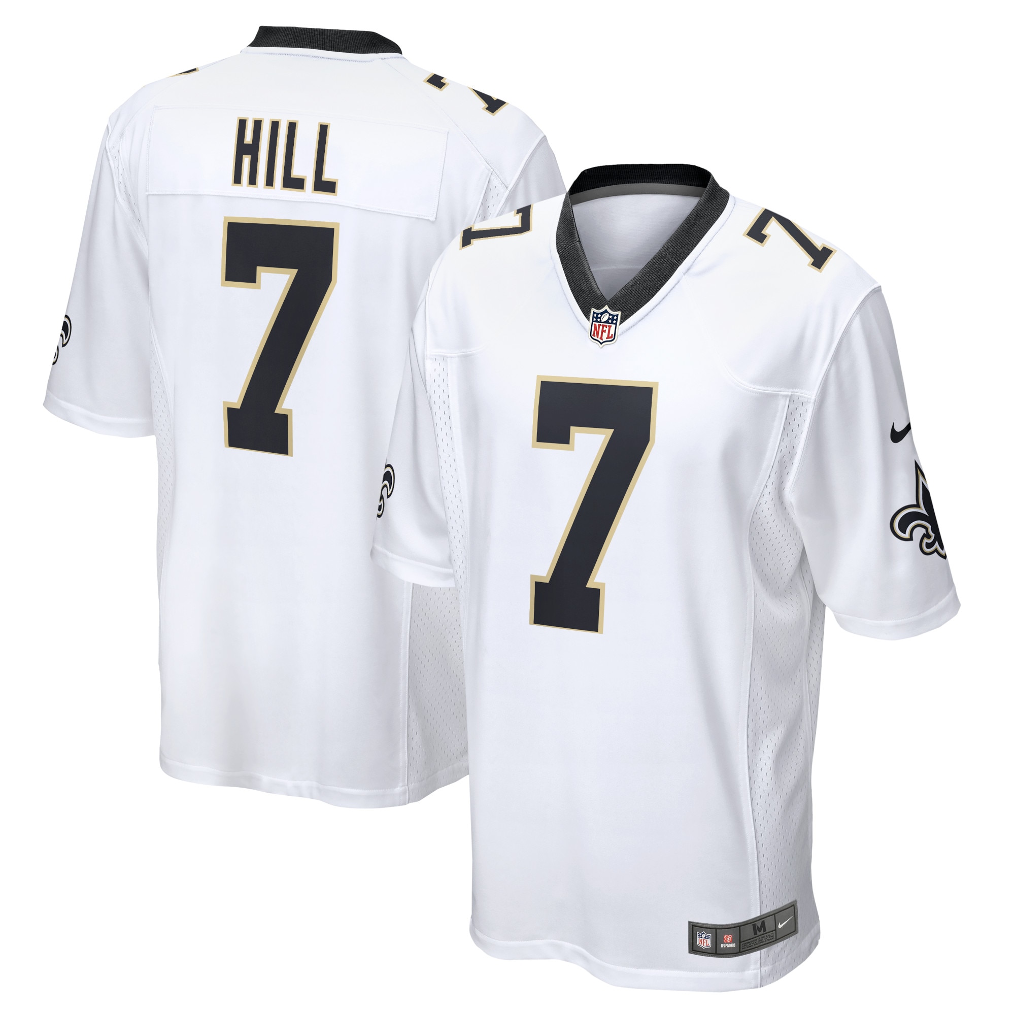 New Orleans Saints Nike Spielstraße Trikot - Weiß - Taysom Hill - Jugend Image