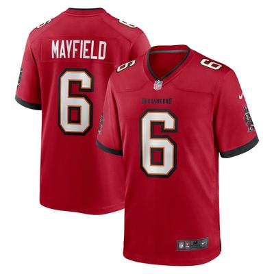 Tampa Bay Buccaneers Nike Game Heimtrikot – Rot – Baker Mayfield – Herren Image