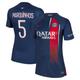 "Paris Saint-Germain Nike Home Stadium Shirt 2023-24 - Womens with Marquinhos 5 printing"