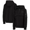 England Tonal 1/4 Zip Hoodie - Black Kids