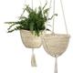 Mumaya Woven Wall Hanging Baskets,Woven Hanging Plant Pot Seagrass Wicker Wall Hanging Planter Basket Cover for Flower Pot,Straw Hanging Basket Storage Basket