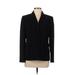 Kasper Blazer Jacket: Below Hip Black Print Jackets & Outerwear - Women's Size 6