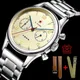 SEAKOSS RED STAR-Montre-bracelet rétro pour homme 38mm 40mm chronographe 1963 mouvement ST1901
