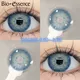 Besessence-Lentilles de contact coréennes colorées avec délinquants lentilles de myopie bleues