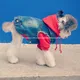 Veste en jean pour Chihuahua et chat vêtement de printemps pour petit chien Shih Tzu Yorkshire