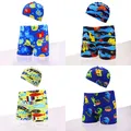 Maillot de bain pour garçons de 1 à 8 ans avec chapeau pour enfants DS29