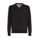 Tommy Hilfiger 1985 Collection Pullover aus Bio-Baumwolle Herren black, Gr. XL, Bio-baumwolle