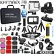 KFFTWWX-Kit d'accessoires pour GoPro boîtier étanche trépied support monopode accessoires noirs