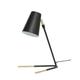 Lampe de table en laiton et fer noir