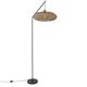 Lampadaire en bamboo noir