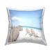 Stupell Zen Beach Chairs on Shore Printed Throw Pillow Design by Noah Bay