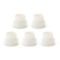 5pcs Sewer Pipe Seal Pool Floor Drain Sealing Plug Water Trap Silicone Kitchen Deodorant Sealing Plug Kitchen Pipe Sewer Seals Washing Machine Drain Pipe Connector(White)