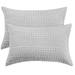 Cotton Waffle Pillowcases 2 Pack