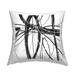 Stupell Abstract Swirling Lines Printed Throw Pillow Design by Lisa Ridgers