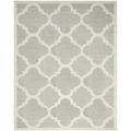 SAFAVIEH Amherst Willmer Geometric Area Rug Light Grey/Beige 8 x 10