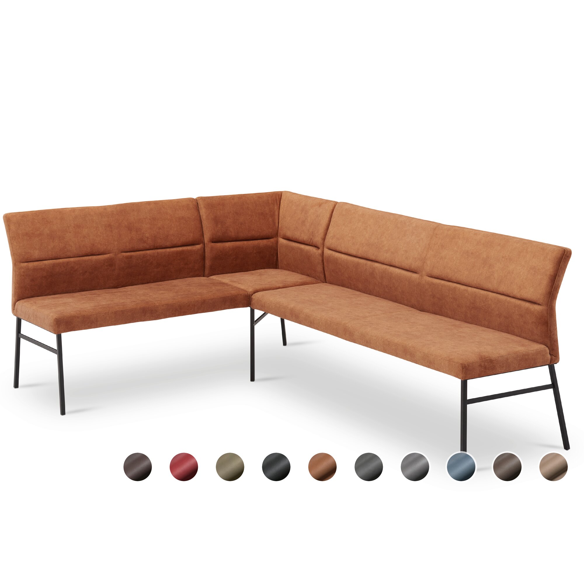 Schösswender »Lyon 100« Eckbank 160/200 cm / Gavin 22 cognac