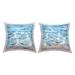 Stupell Modern Sandpipers Beach Waves Printed Throw Pillow Design by Melissa Wang (Set of 2)