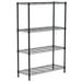 4 Tier Fixed Layer Spacing Storage Shelf Metal Storage Rack Wire Shelving Unit Storage Shelves Metal 528Lbs Capacity