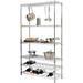24 Deep x 48 Wide x 86 High Chrome and Double Wine Starter Unit