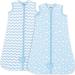 Comfy Cubs Sleep Bag Sack 100% Cotton in Blue | 30 H x 35 W in | Wayfair CC-246