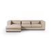 Brown Reclining Sectional - Wade Logan® Avelene 114.5" Wide Right Hand Facing Sofa & Chaise Polyester/Upholstery | Wayfair