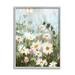 Stupell Industries Wild Daisies Blooming Meadow Framed On Wood by Nina Blue Painting Wood in Brown/Green/Yellow | 11 H x 14 W x 1.5 D in | Wayfair