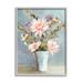 Stupell Industries Flower Bouquet Pink Blooms Framed On Wood by Nina Blue Painting Wood in Blue/Brown/Green | 20 H x 16 W x 1.5 D in | Wayfair