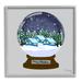 Stupell Industries Merry Christmas Winter Snow Globe Framed On by Ale Saiz Studio Graphic Art in Blue/Brown/Green | 12 H x 12 W x 1.5 D in | Wayfair