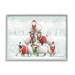 Stupell Industries Winter Sheep Snowy Farm Animals Framed On Wood by Roy Thompson Painting Wood in Brown/Green/Red | 11 H x 14 W x 1.5 D in | Wayfair